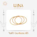Trinity Gold Bilezik Seti