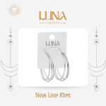 Nova Loop Küpe Silver